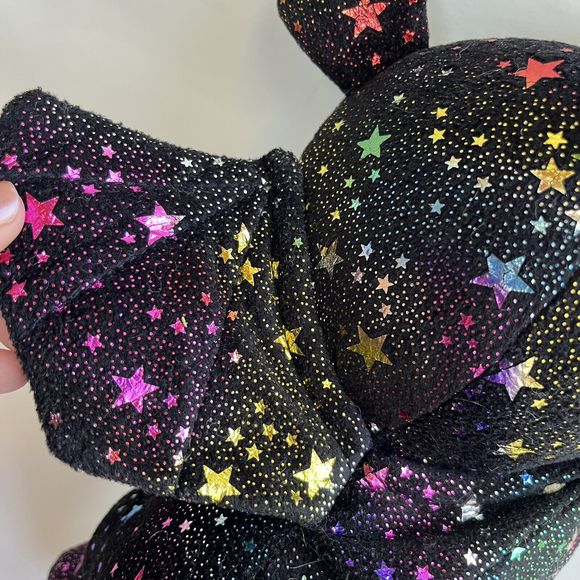 Caravan Softoys Green Drogo Dragon II Plush Colorful Stars Reversible Sequin 10" - Picture 9 of 13